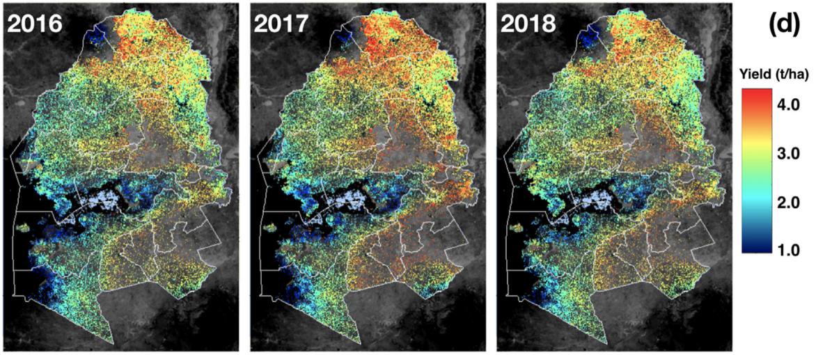 Smallholder maize area and yield mapping at national scales with Google